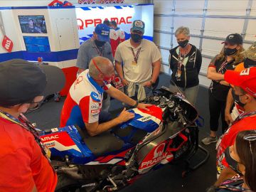 MotoGP Team Box visit