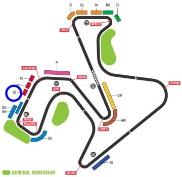 X3 Grandstand tickets Moto GP Jerez
