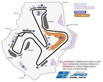Parking motos GP Jerez