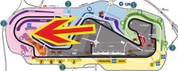 MotoGP Tickets GP Barcelona grandstand L <br /> Circuit de Barcelona-Catalunya, Montmelo