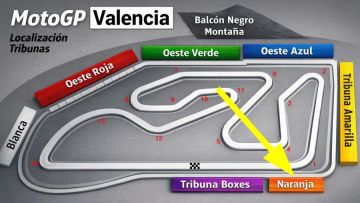 Grandstand ORANGE MotoGP<br />VALENCIA Circuit Ricardo Tormo