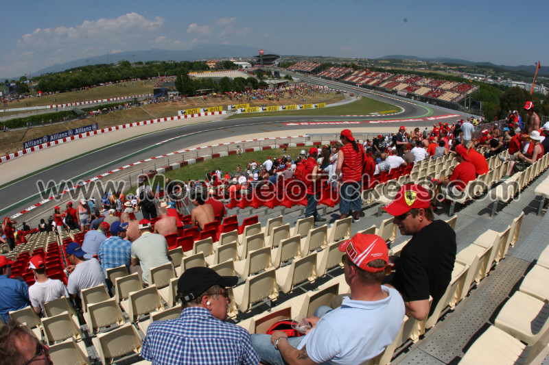 ... catalunya grandstand a gp barcelona circuit de catalunya montmelo