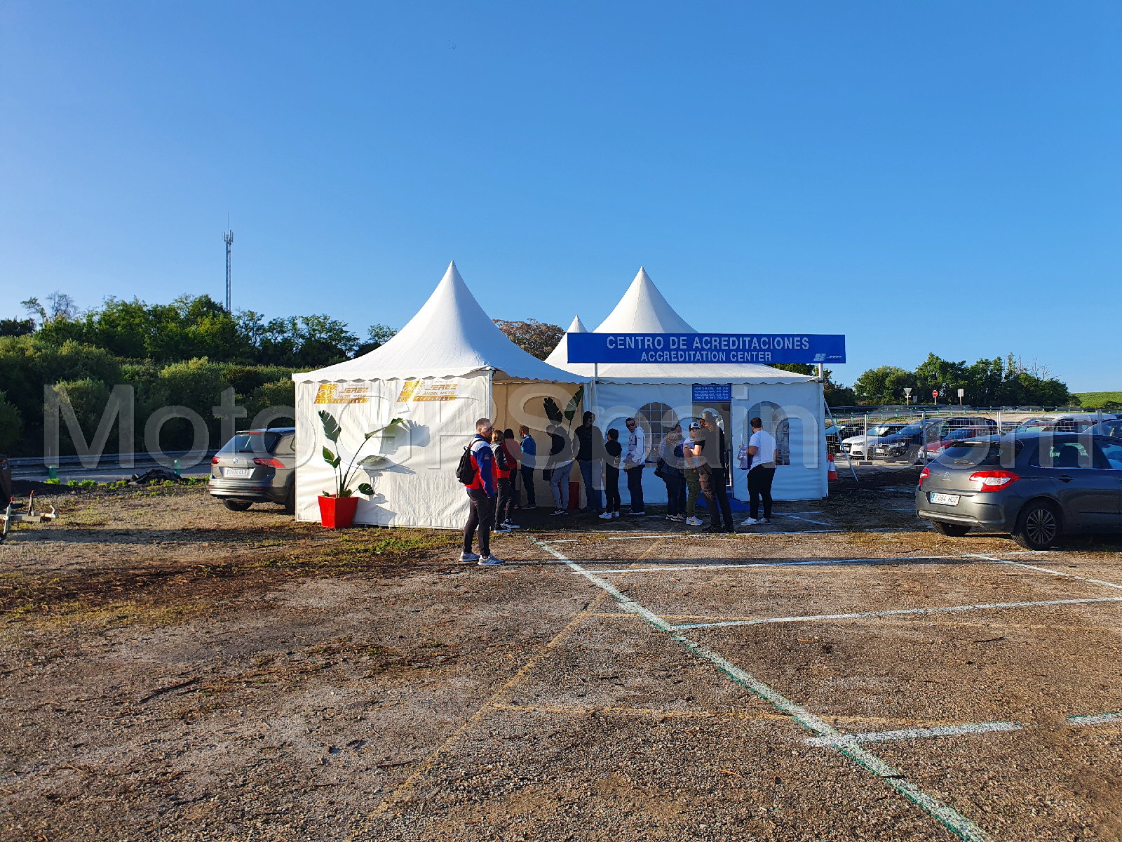 Accreditation Center at Jerez-Angel Nieto Circuit