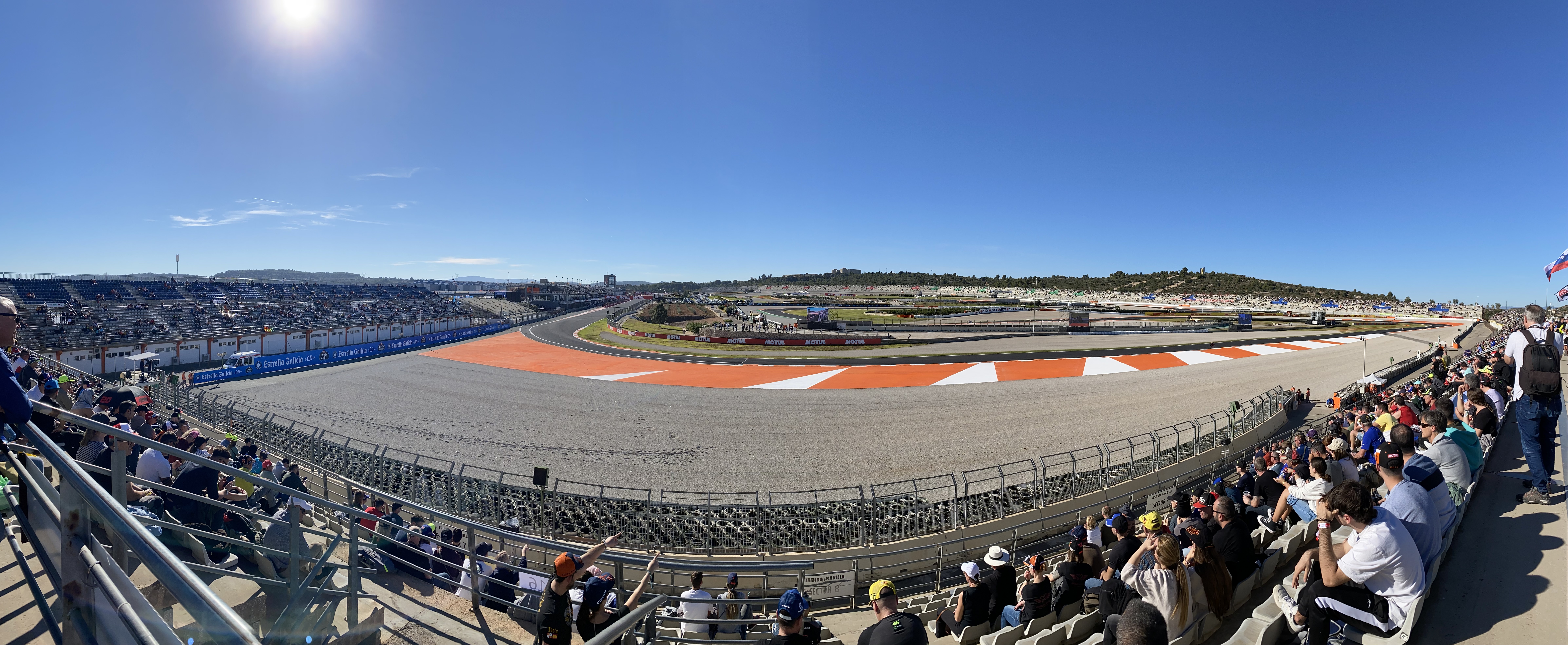 Yellow Grandstand MotoGP Valencia