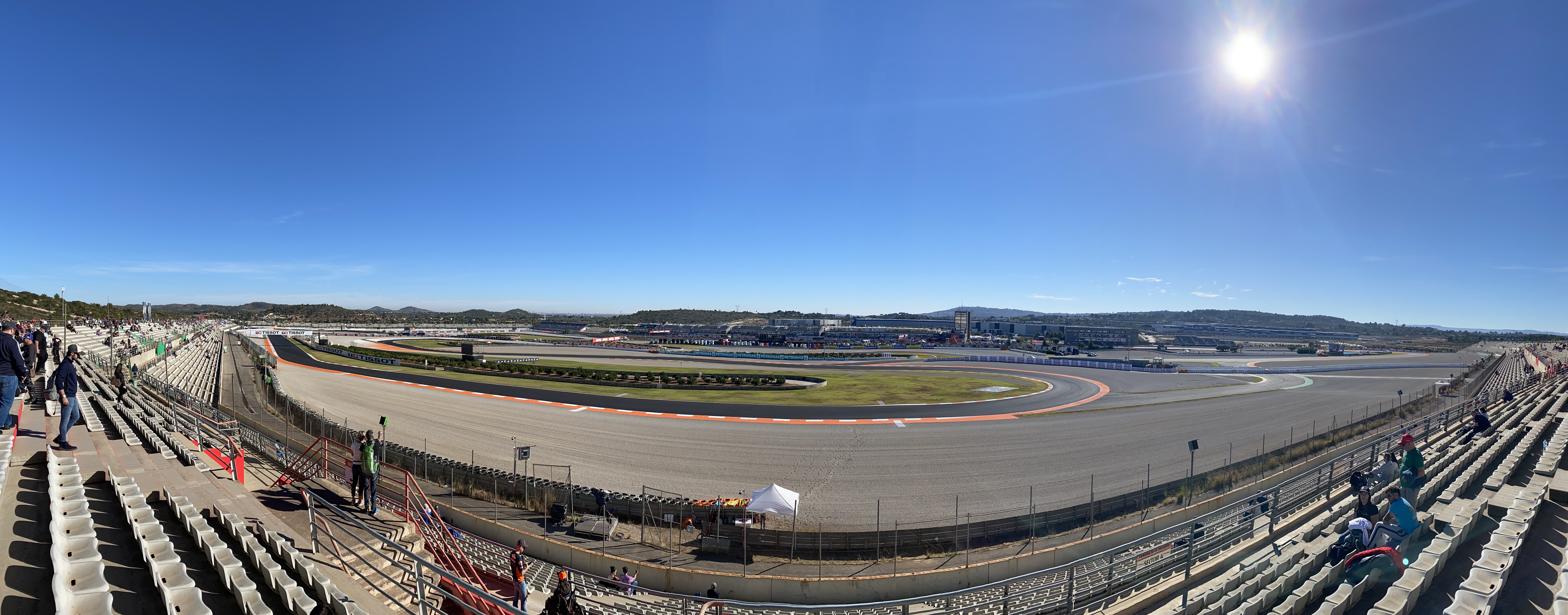 Red Grandstand MotoGP Valencia